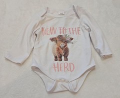 12 Piece Baby Girl Long Sleeve Bundle 0-6M – Highland Cow, Mushroom, Floral Mix