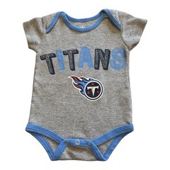 Tennessee Titans Baby Bodysuit 0-3M NFL Team Apparel Football Infant Shirt
