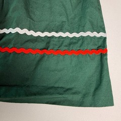 Lil Cactus Smocked Christmas Dress 3-6 Months – Green Corduroy Holiday Trees