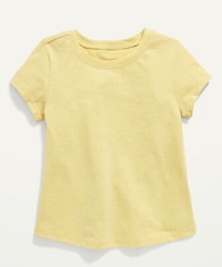 Old Navy Toddler Girls Size 4T ~ Short Sleeve Scoop Neck T-shirt Tee .. NWT