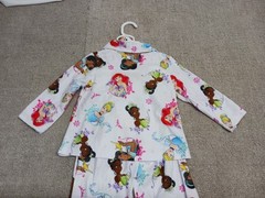 Disney Princess Print Set 2T Teal Blue Flame Resistant