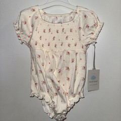 Cloud Island 6-9 Mos Floral One Piece New With Tag