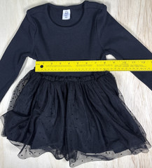 Dress 2 Years Toddler Girls Black Tulle Long Sleeve Polka Dot Skirt Baby GAP