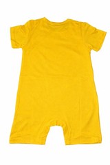 Yellow Jungle Friends Romper Short Sleeve 6-9 Months Bodysuit NWOT