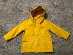 OLD NAVY TODDLERS YELLOW RAIN JACKET SIZE 2T