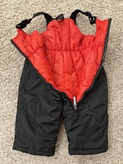 ZeroXposur 12M Red Black Ski Salopettes Snowsuit Insulated Winter Polyester